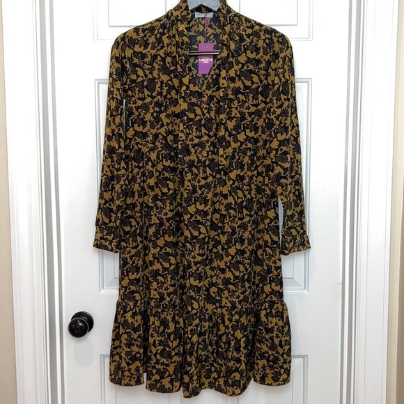 Zanetti Italy Dresses & Skirts - NWT Zanetti 1965 Italy Liberty of London Ruffle Tiered Boho Dress Size S Navy